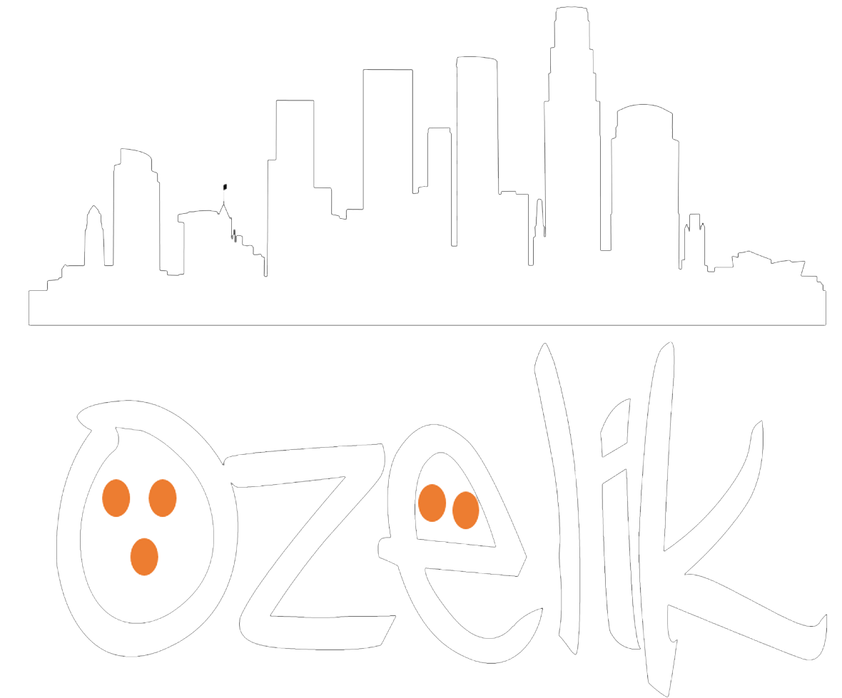 Ozelik white logo